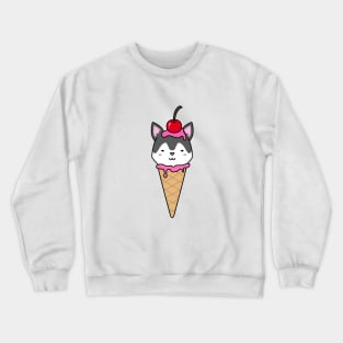 Ice Cream Doggo - Hamish the Husky Crewneck Sweatshirt